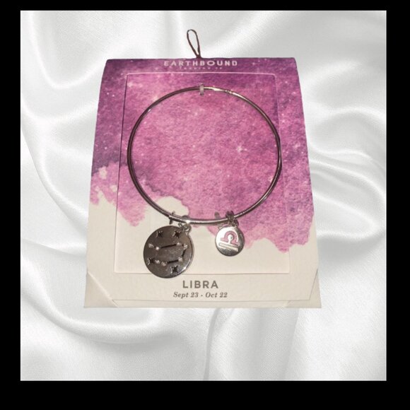 Earthbound Zodiac Libra Earrings and Bracelet Set Rhinestones Astrology - Picture 4 of 4